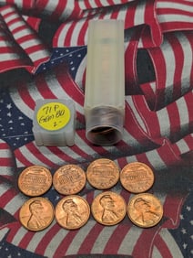 Tube of 1971-P Lincoln Memorial Cents BU