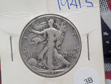 1941 S Walking Liberty Half Dollar