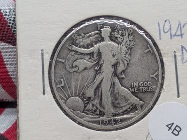 1942-D Walking Liberty Half Dollar
