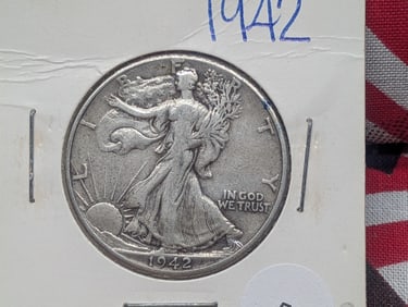 1942 P Walking Liberty Half Dollar