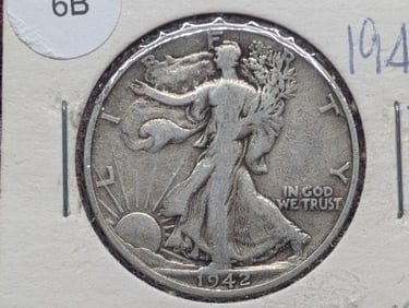 1942-S Walking Liberty Half Dollar