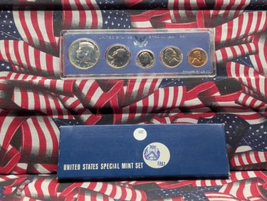 1967 U.S. Special Mint Set, Includes 40% Silver Kennedy Half Dollar