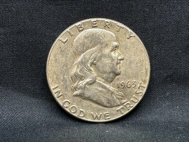 1963 Franklin Silver Half Dollar