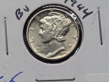 1944 Silver Mercury Dime