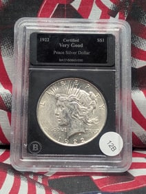 1922-D Peace Dollar
