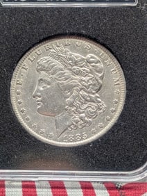 1885-O Morgan, AU Like Details