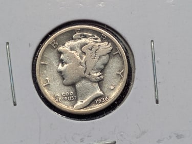 1936 Mercury Dime
