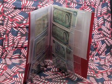 15 - Foreign Currency Notes in a Folder