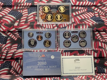 2010-S U.S. Mint Proof Set, 14 Coins