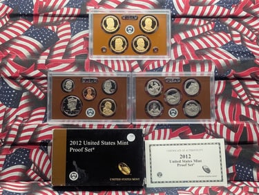 2012-S U.S. Mint Proof Set, 14 Coins