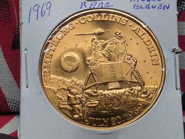 1969 Rare Appollo 11 Medallion