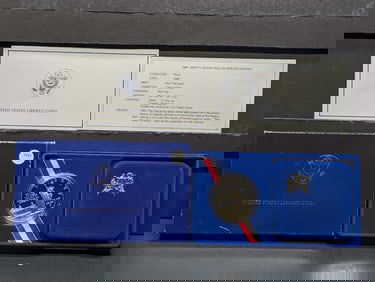 1986-S Liberty Silver Dollar In OGP - .900 Fine Silver