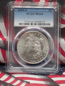 1884-O Morgan Dollar PCGS MS 64, 39048222