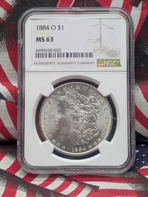 1884-O Morgan Dollar NGC MS 63, 6595550-032