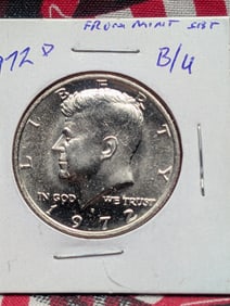 1972-D Kennedy Half Dollar from Mint Set