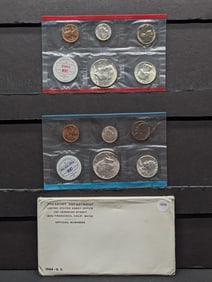 1964 P&D U.S. Mint Uncirculated Set In OGP, Includes Six 90% Silver Coins