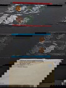 1968 P&D U.S. Mint Uncirculated Set In OGP, Includes 40% Silver Kennedy Half Dollar