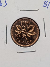 1963 Canadian Cent BU