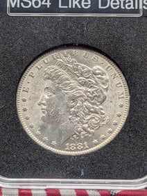 1881-O Morgan, MS-64 Like Details