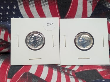 1958 & 1959 Proof Roosevelt Dimes
