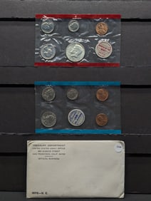 1970 P&D U.S. Mint Uncirculated Set In OGP, Includes 40% Silver Kennedy Half Dollar