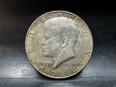 1964 Kennedy 90% Silver Half Dollar