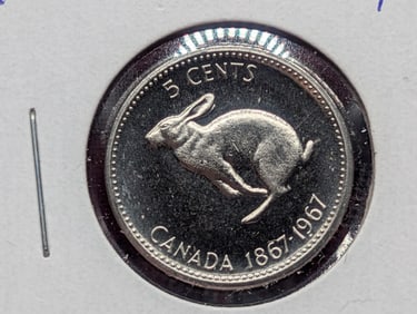 1967 Canadian Five Cents