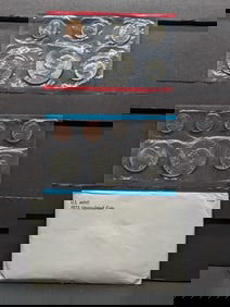 1973 P&D U.S. Mint Uncirculated Set In OGP, Includes Two IKE Dollars, & "S" Mint Mark Penny, 13 Coin