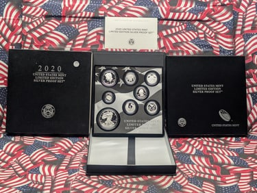 2020-S U.S. Mint Limited Edition Silver Proof Set, All .999 Fine Silver