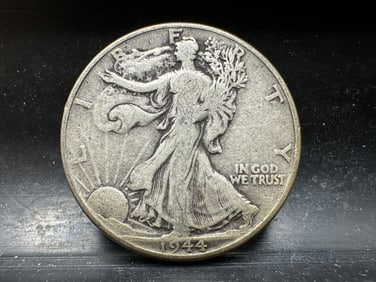 1944 Walking Liberty 90% Silver Half Dollar