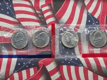 2004 P & D Uncirculated Westward Journey Louisiana Purchase and Keelboat Nickels