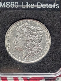 1890 Morgan, MS-60 Like Details