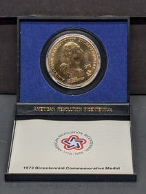 1972-P George Washington American Revolution Bicentennial Commemorative Medal