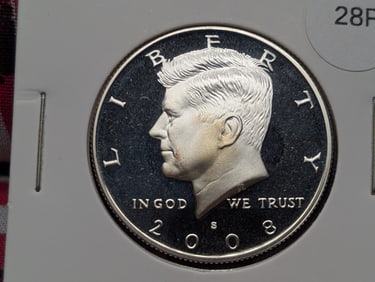 2008-S 90% Silver Kennedy Half Dollar
