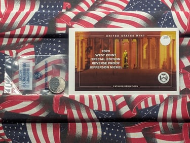 2020 West Point, Special Edition, Reverse Proof, Jefferson Nickel