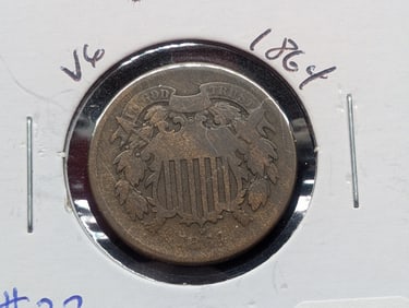 1864 Two Cent Piece - Civil War Era!