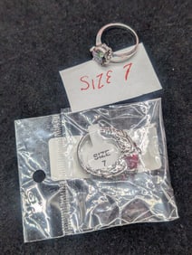 Two Beautiful Rings, New, No Silver, Great Gifts, Both Size 7, Fashion Jewelry