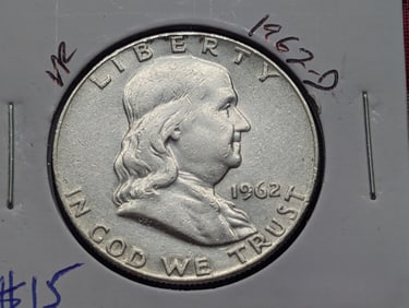 1962-D Silver Franklin Half Dollar