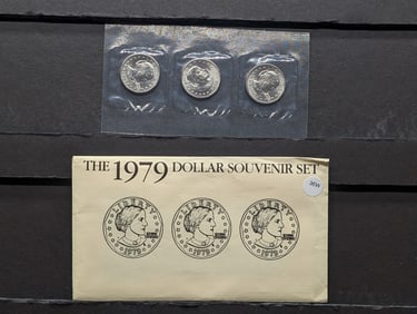 1979-P D&S Susan B. Anthony Souvenir Set In OGP