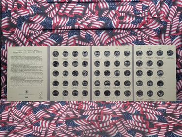 America's National Park Commemorative Quarters 2010-2021, 56 Coins Included
