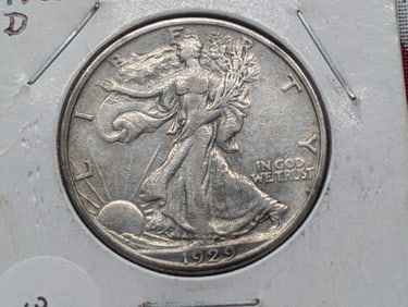 1929-D Walking Liberty Half Dollar