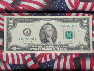 2013 UNC. U.S. $2 Note