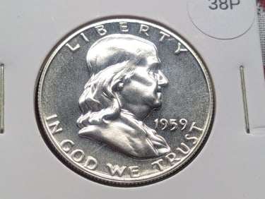 1959 Proof Franklin Half Dollar, Very Nice