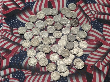 60 - Buffalo Nickels with Dates