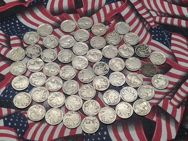 56 - Buffalo Nickels NO Dates