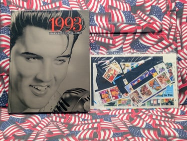 1993 USPS Hardbound Stamp Yearbook with Sealed Stamp Set, $20.59 FV