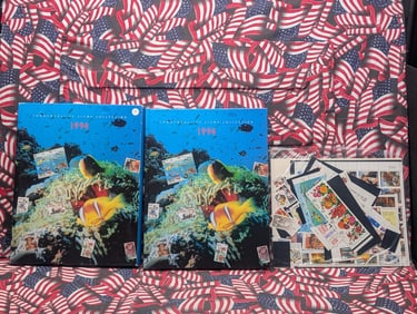 1994 USPS Hardbound Stamp Yearbook with Sealed Stamp Set, $28.13 FV
