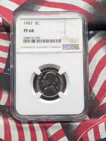 1957-P Jefferson Nickel NGC PF68