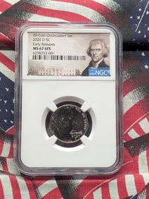 2020-D Jefferson Nickel Early Releases NGC MS67 6FS