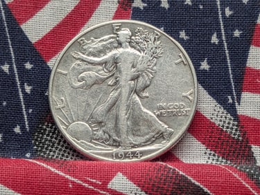 1944, WWII Era-90% Silver, Nice Details, Liberty Half, 81 Years Old!
